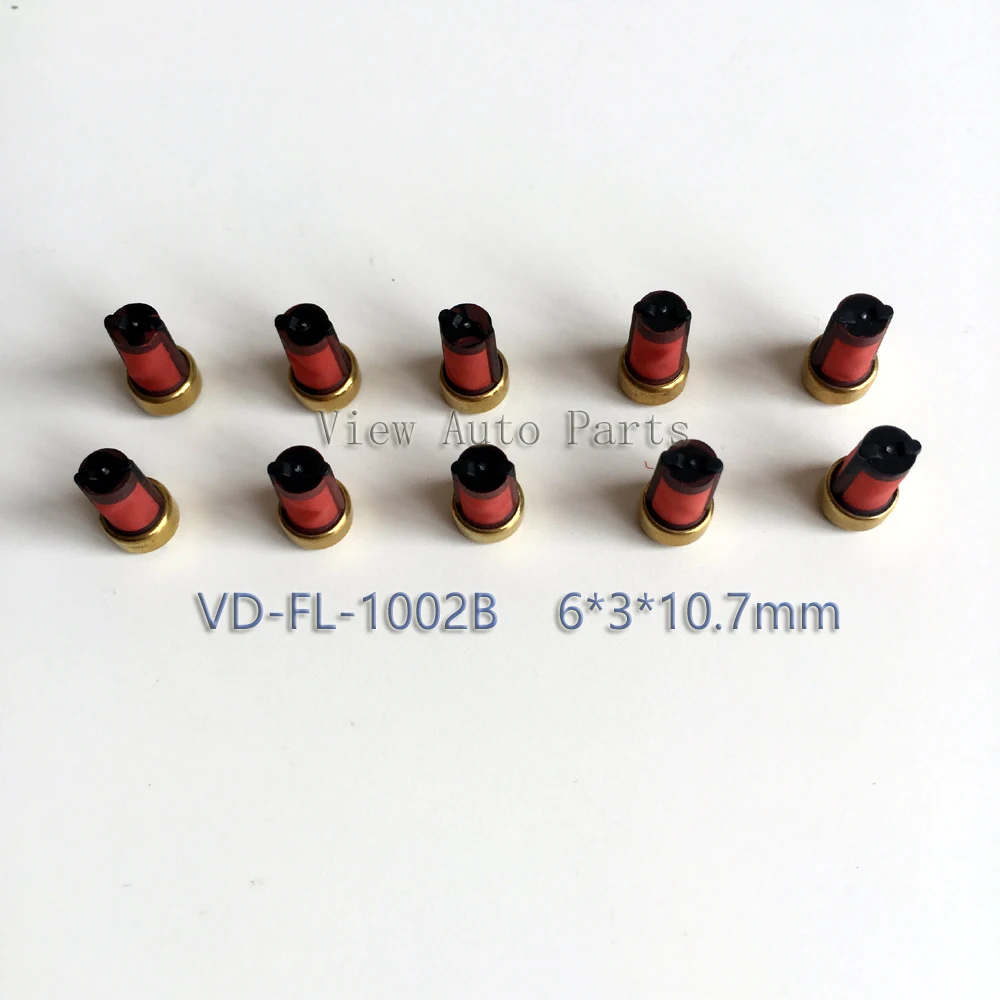 10pcs For Toyota Fuel Injector Micro Filter Top Quality injector Repair Service Kit Size 6*3*10.7mm VD-FL-1002B | Автомобили и