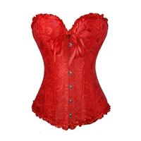 sexy waist trainer overbust corsets and bustiers steampunk corsage corselet plus size waist trainer lingerie plus size women