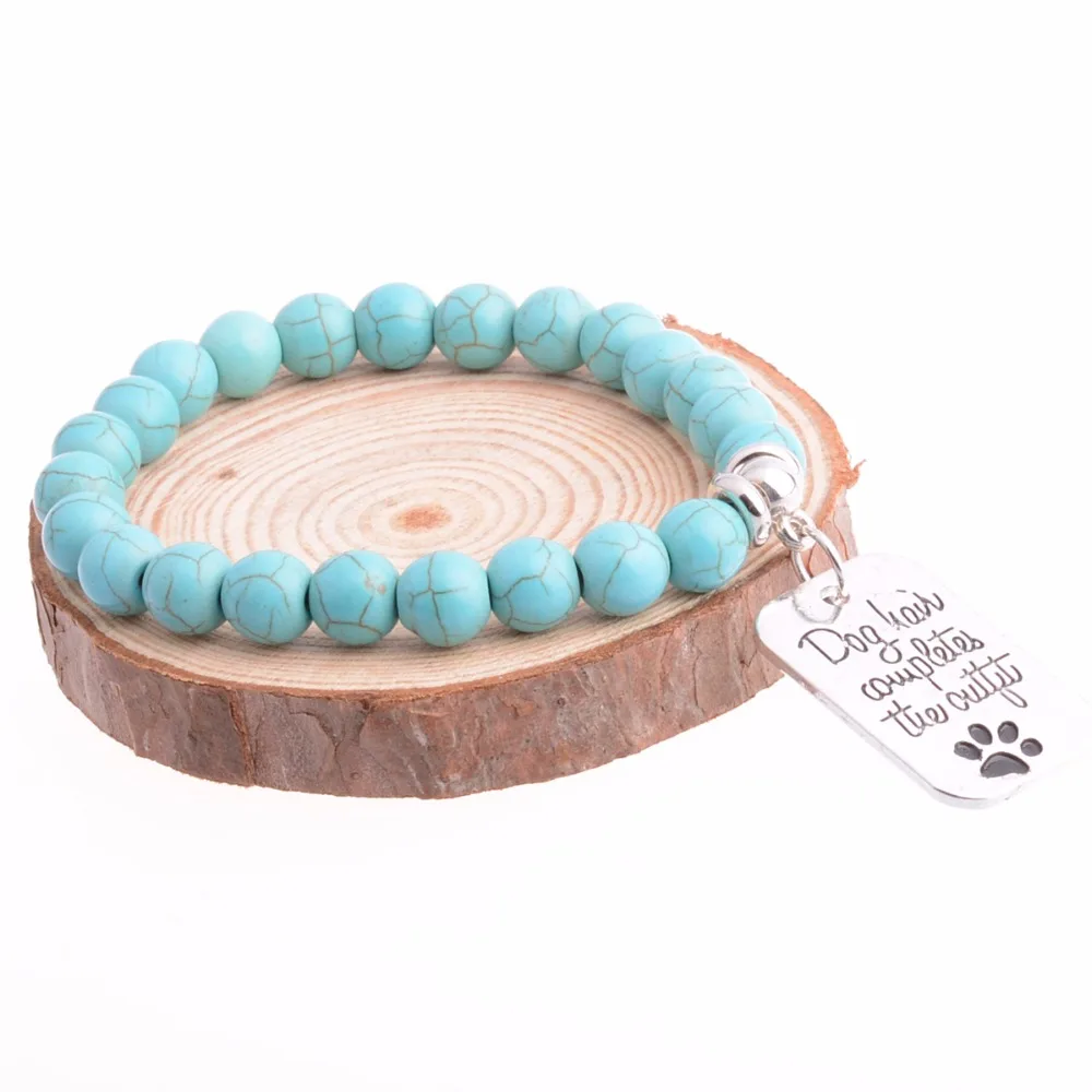 12 шт./лот очаровательные собачьи волосы комплект одежды лапы для собак браслет