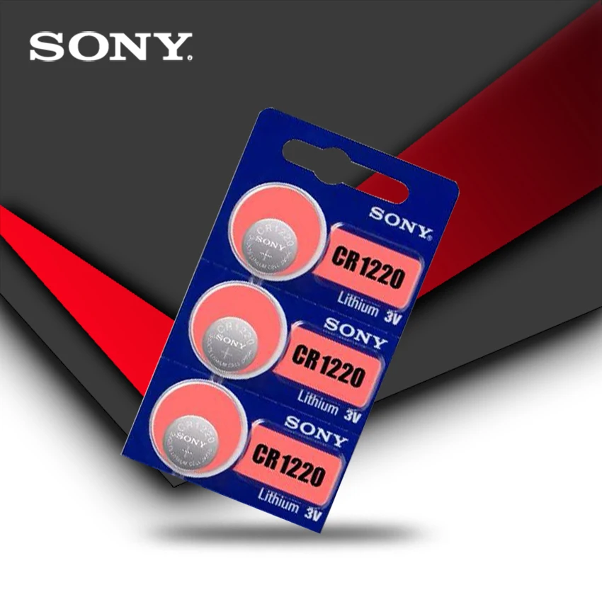 10 шт. sony CR1220 кнопочный Аккумулятор для часов автомобиля дистанционного ключа cr 1220 ECR1220 GPCR1220 3v литиевая батарея