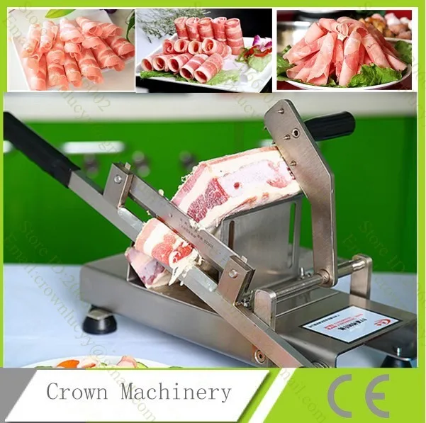 Ручная кухонная овощерезка из нержавеющей стали для холодного мяса ветчины рыбы