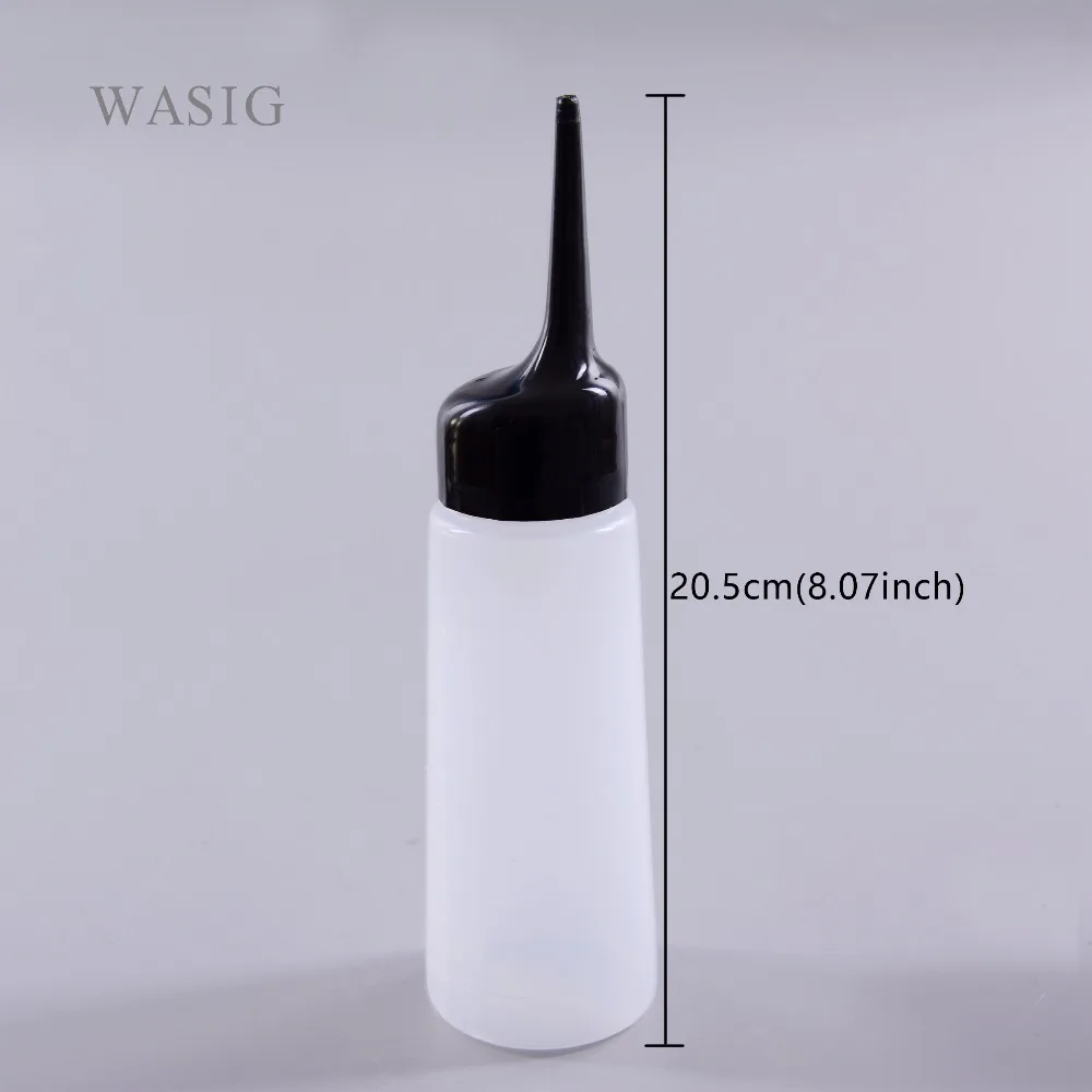 

1pcsHair Salon Plastic Clear Twist Cap Hair Washing Squeeze Refillable Water Empty Bottle Hairdressing Cleaning Bottle Pot