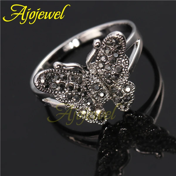 Женское кольцо в стиле Стразы с летающей бабочкой|butterfly ring|brand ringring brand |
