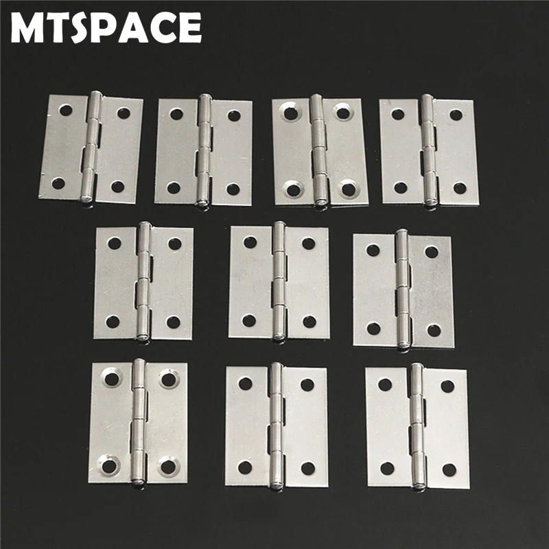 Прочные петли MTSPACE 10 шт./компл. из нержавеющей стали для шкафов ящиков дверей