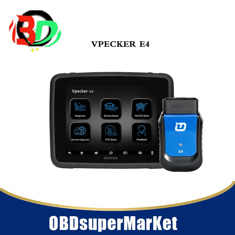 VPECKER E4 Многофункциональный планшет диагностический инструмент Bluetooth сканер для