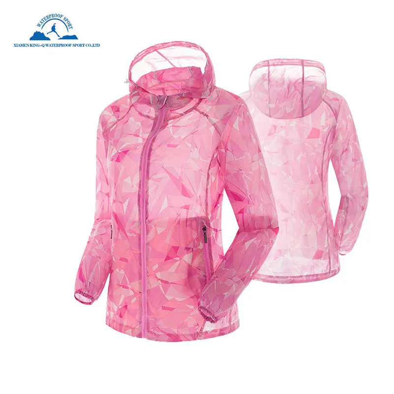 Унисекс уличная ветровка водостойкая быстросохнущая ультратонкая дышащая