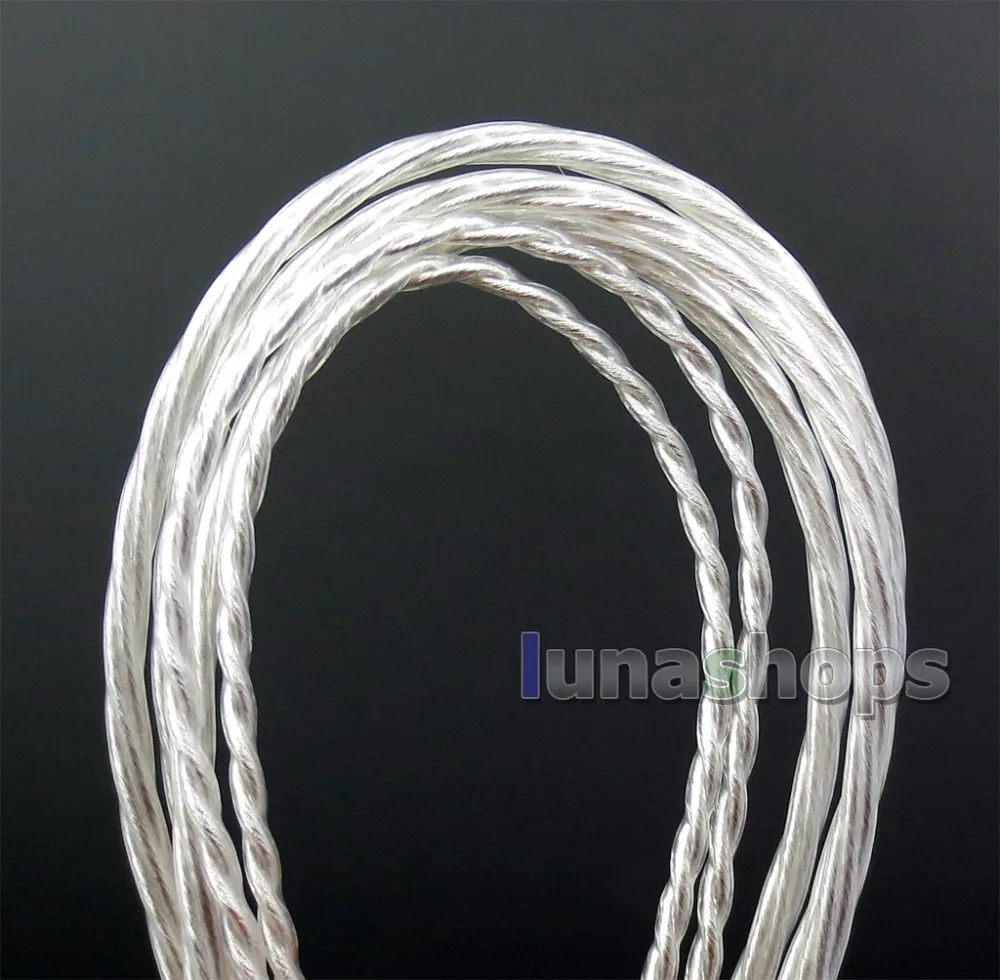 LN006163 1 5 м 4pin XLR сбалансированный 4*100 сердечник OCC чистый серебряный кабель для