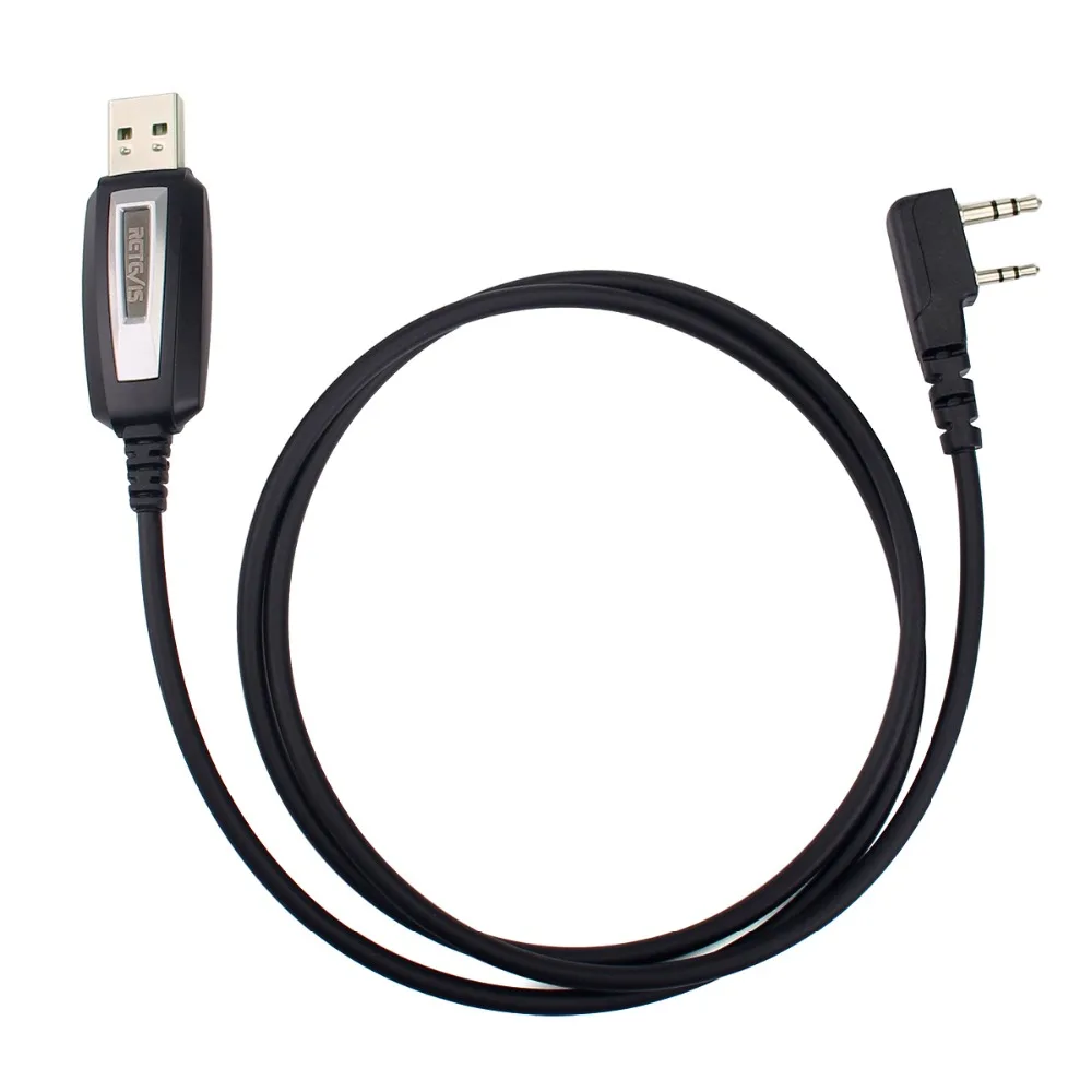Usb кабель Retevis для программирования 2 Pin рация аксессуары Kenwood TYT Baofeng UV5R RT5R Handy cb