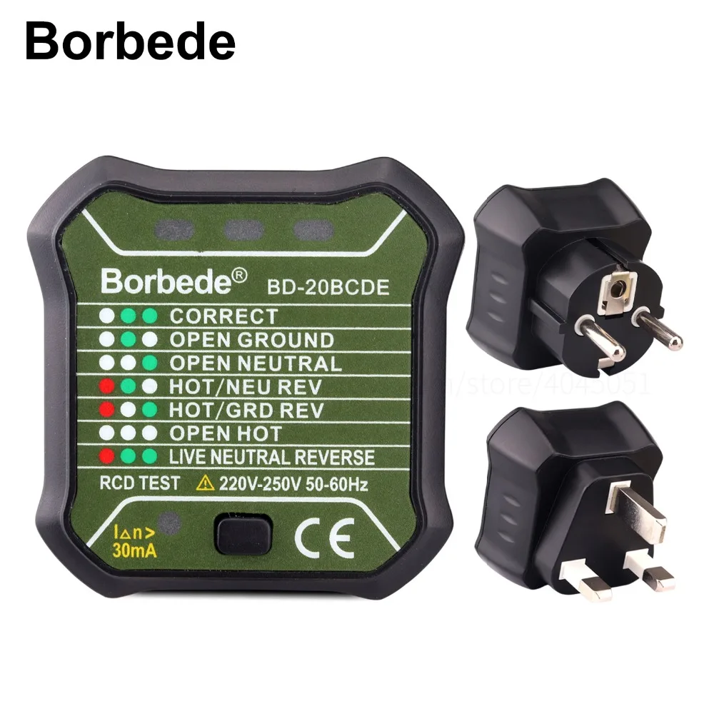 Разъем Borbede тесты er с выходом GFСI автоматический Электрический мощность цепи