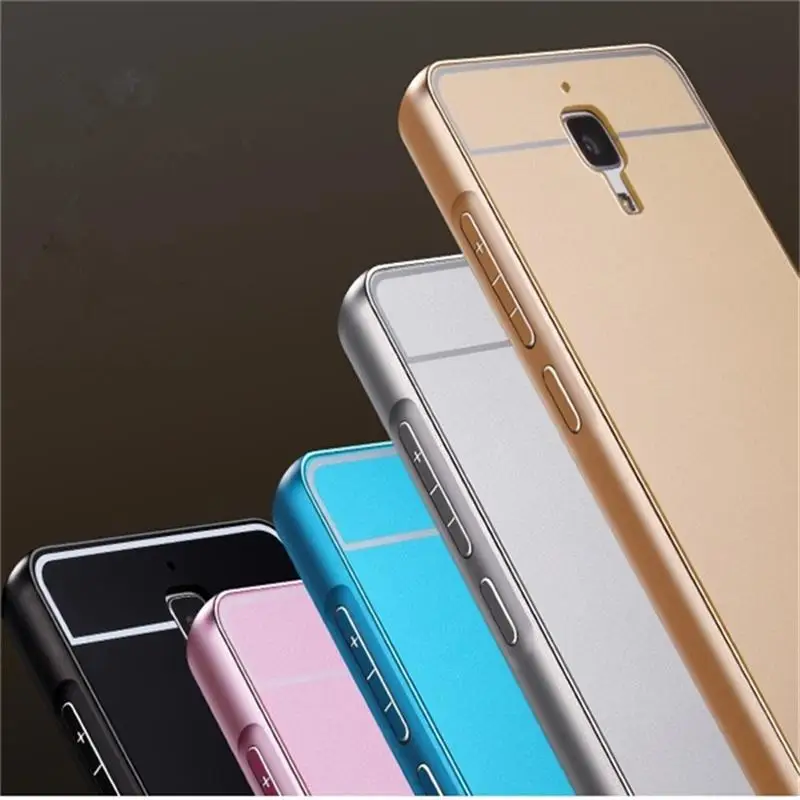 Новое поступление чехол для Xiaomi Mi4 металлический алюминиевый + акриловый Жесткий