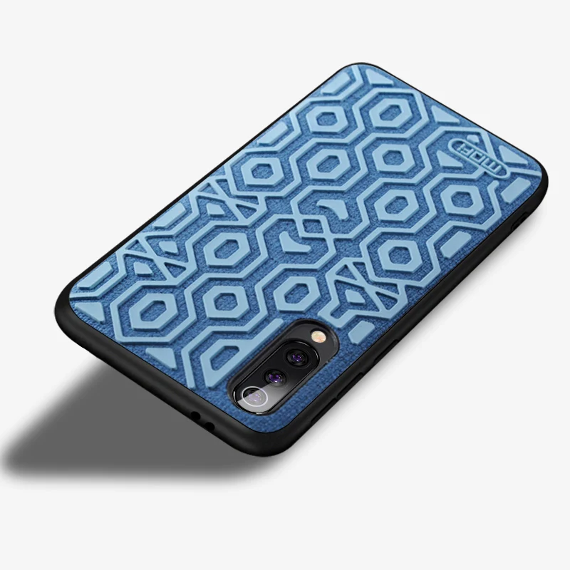 Чехол mi 9 для Xiao mi 9 Se чехол для Xiao mi 9 прозрачный чехол косой нескользящий чехол для mi 9 Se - Цвет: Blue