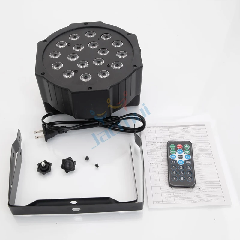 Светодиодный RGB светильник DMX512 высокой яркости 18*1 Вт в наличии|Эффект освещения