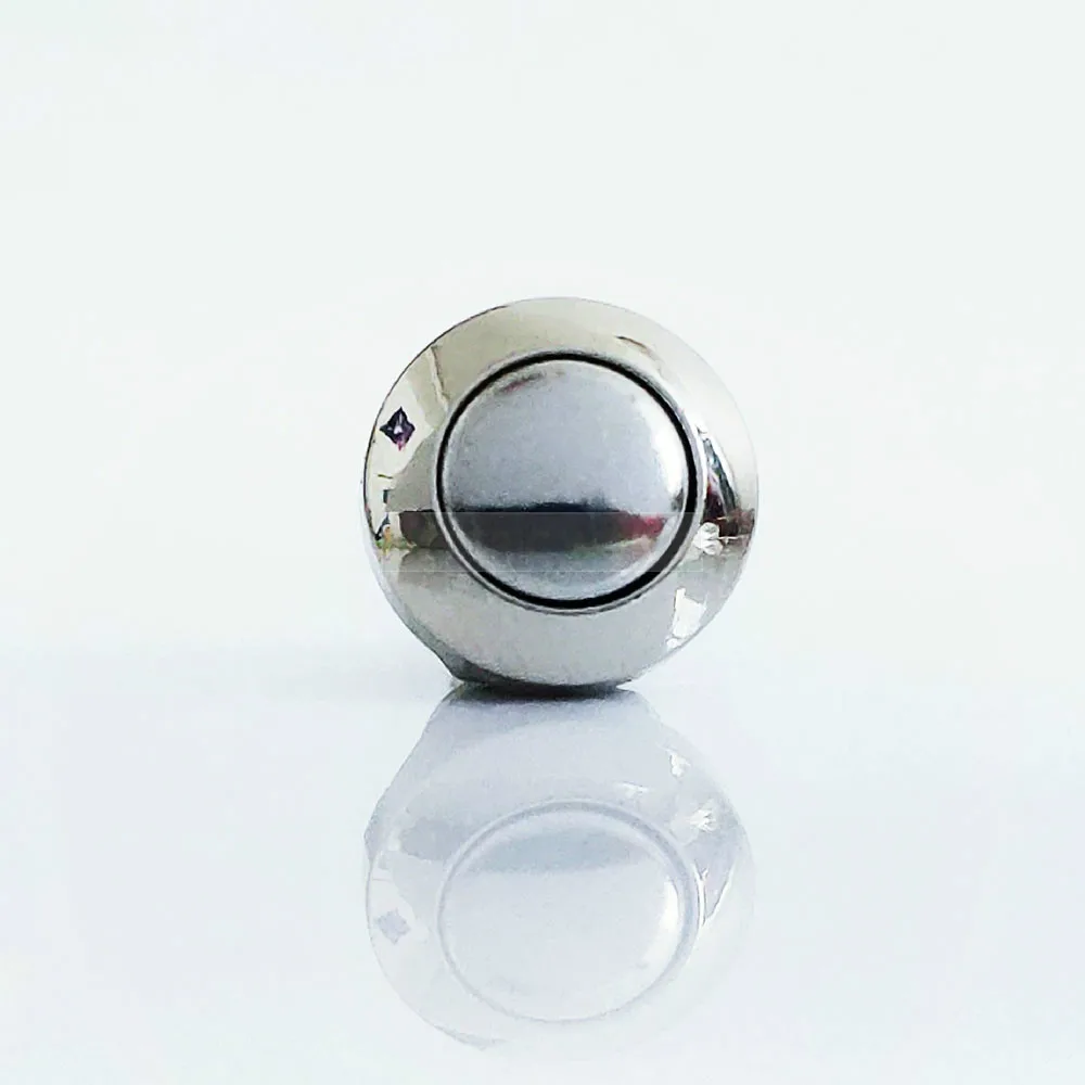 8 мм металлический кнопочный переключатель мгновенного Алюминий звонок рожок