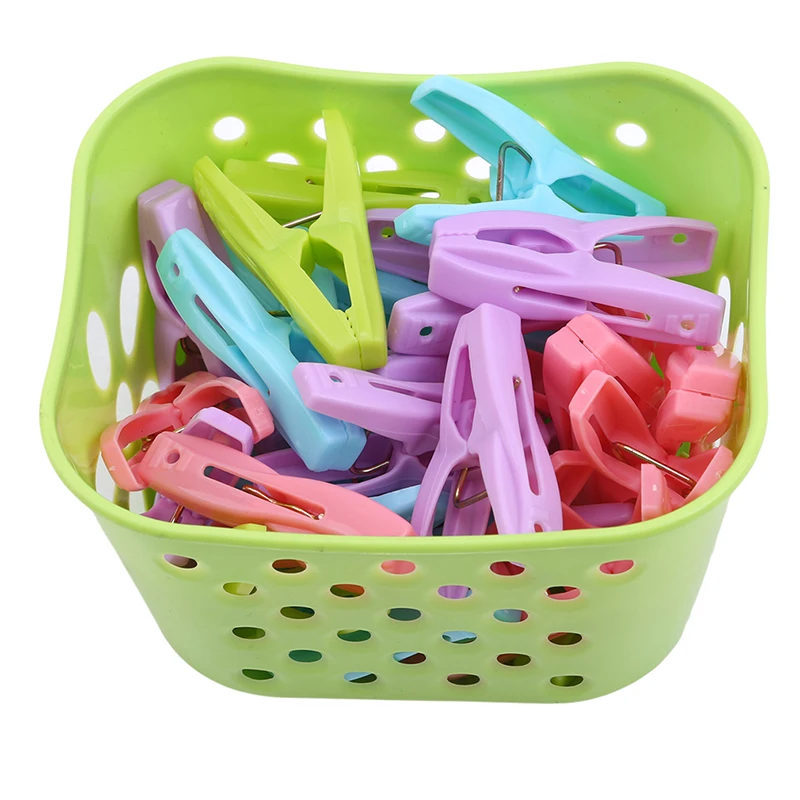 30 шт пластиковые прищепки для одежды Прачечная прищепка хранения