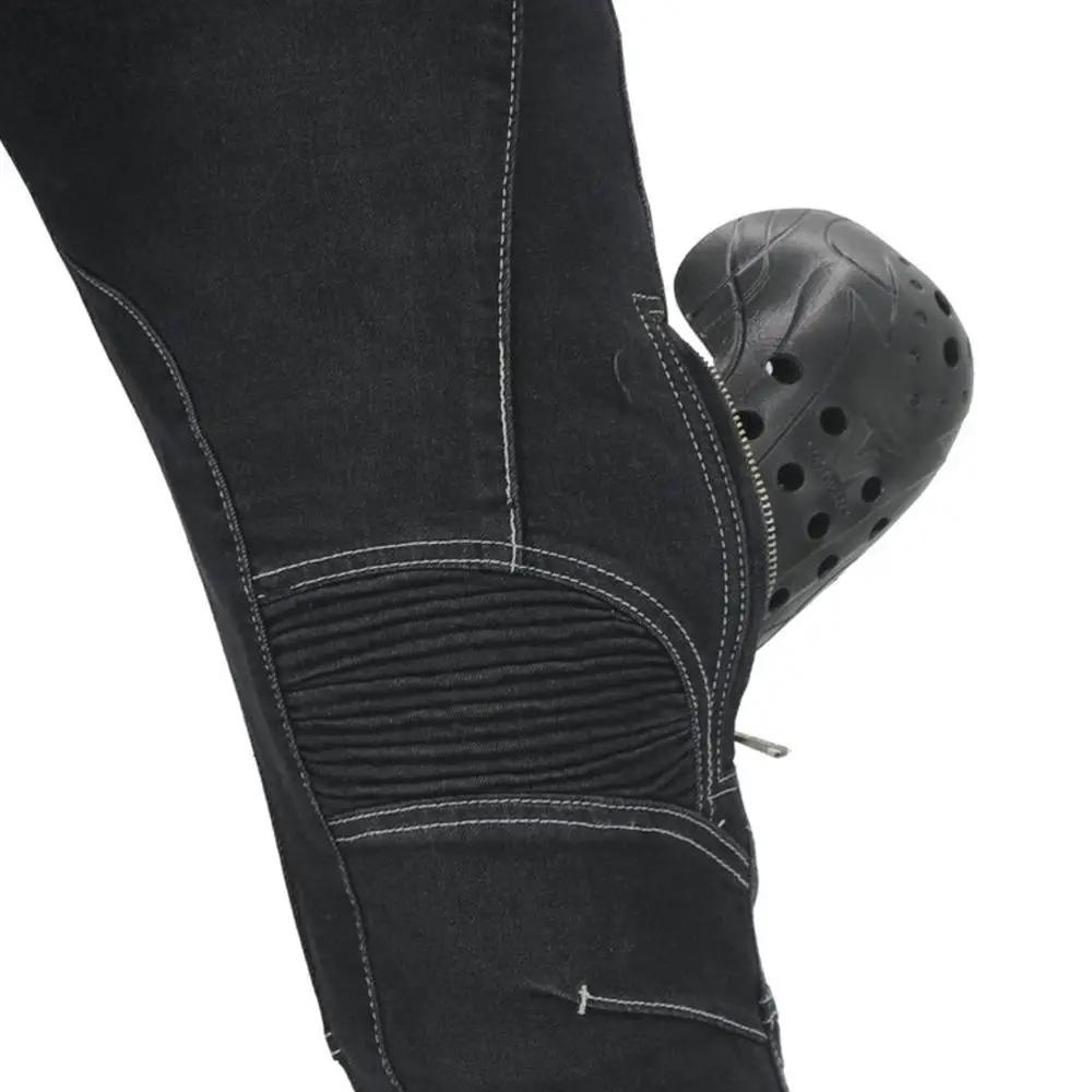 Мотоциклетные штаны для верховой езды с 4 улучшенными наколенниками CE бедрами