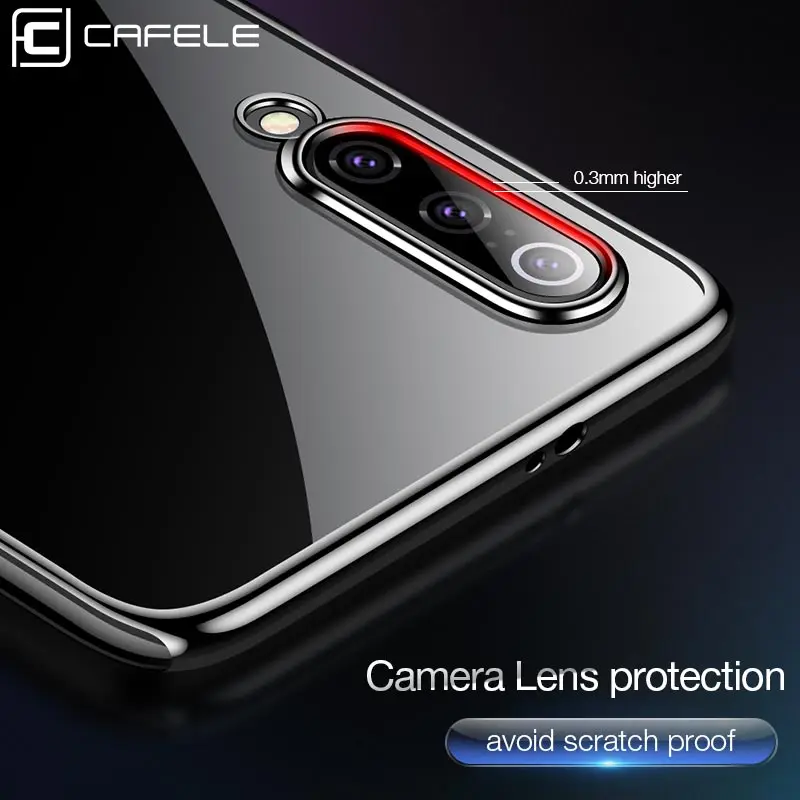 Мягкий чехол Cafele из ТПУ для Xiaomi mi 9 Чехлы блестящий телефона ультра тонкий