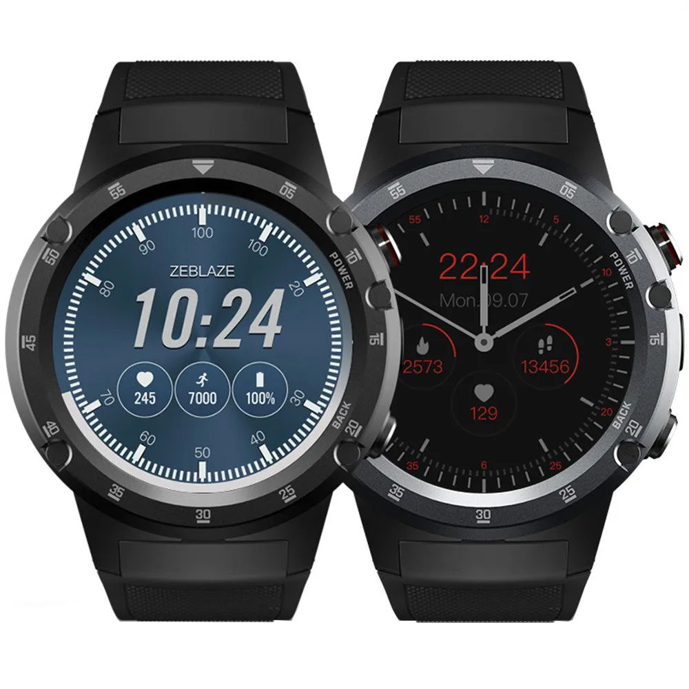Zeblaze THOR4 плюс Смарт часы телефон спортивные для мужчин Smartwatch iOS/Android Bluetooth gps 1 + 16 Гб