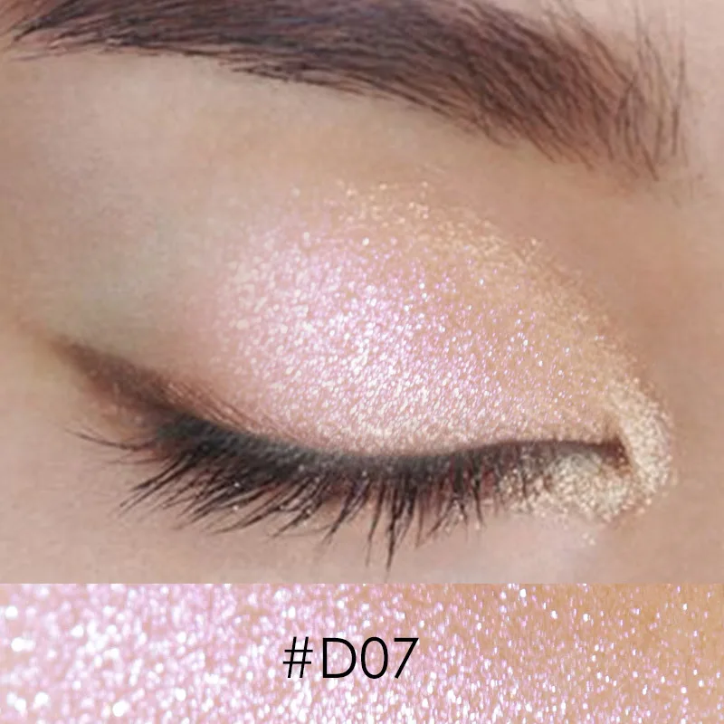 D07 FOCALLURE, новинка, зеленые блестящие одиночные тени для век, высокое качество, Профессиональные Тени для век, макияж для глаз, легко носить тени для глаз - Цвет: D07