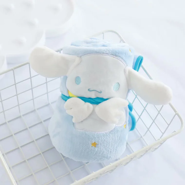 Cartoon Melody Cinnamoroll одеяло мягкая подушка плюшевое теплое для рук подарок на день
