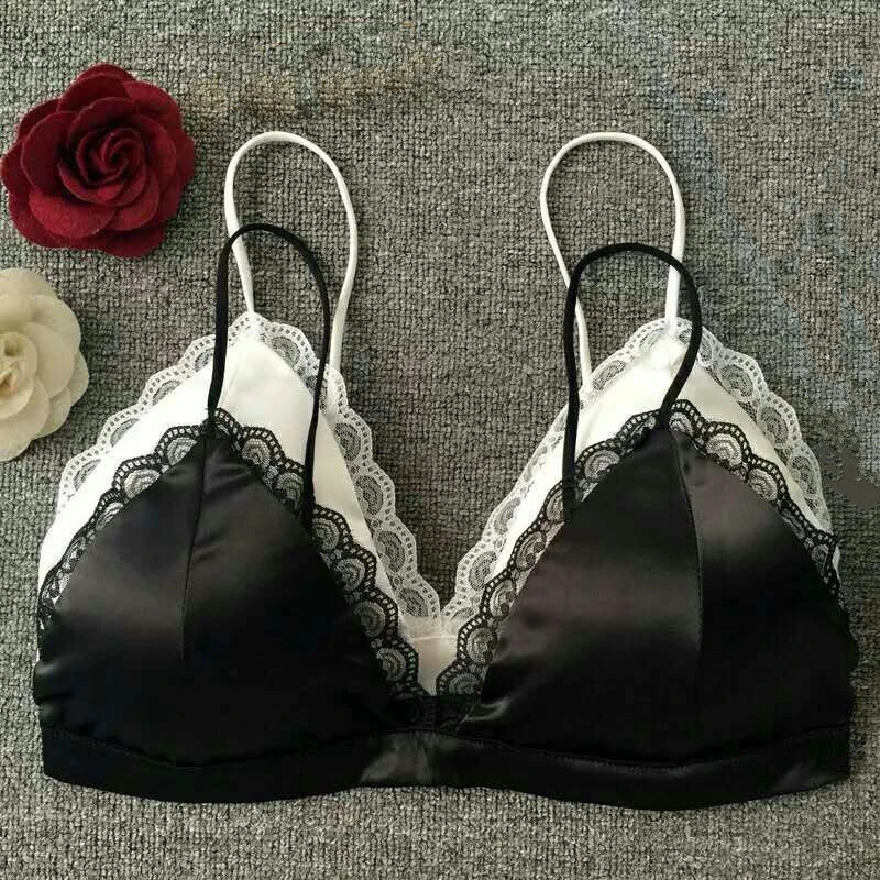 Женский кружевной бюстгальтер на бретельках эластичный для сна|strapless padded bra|wireless