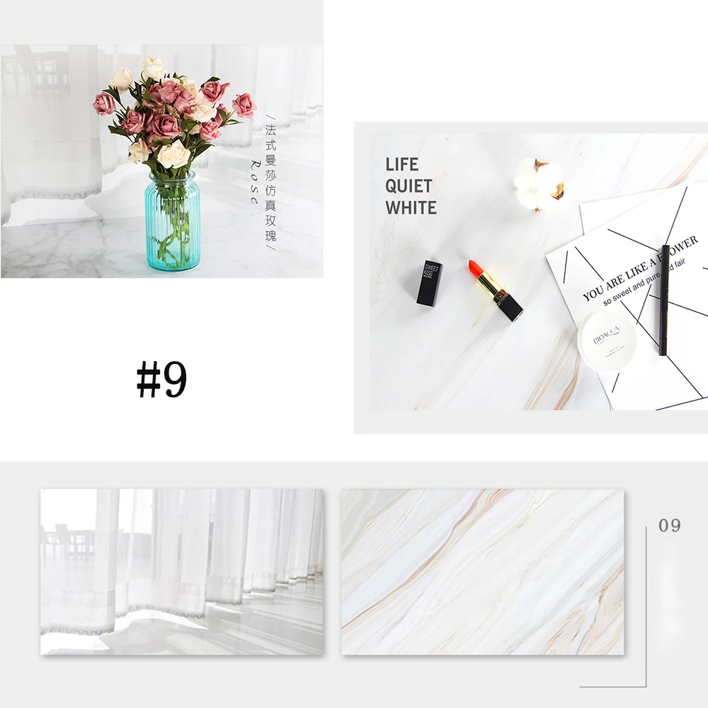 

57*87cm Double-sided Photography Backdrop Wood Grain Background Paper Board Photo Picture Prop For Food and mini item