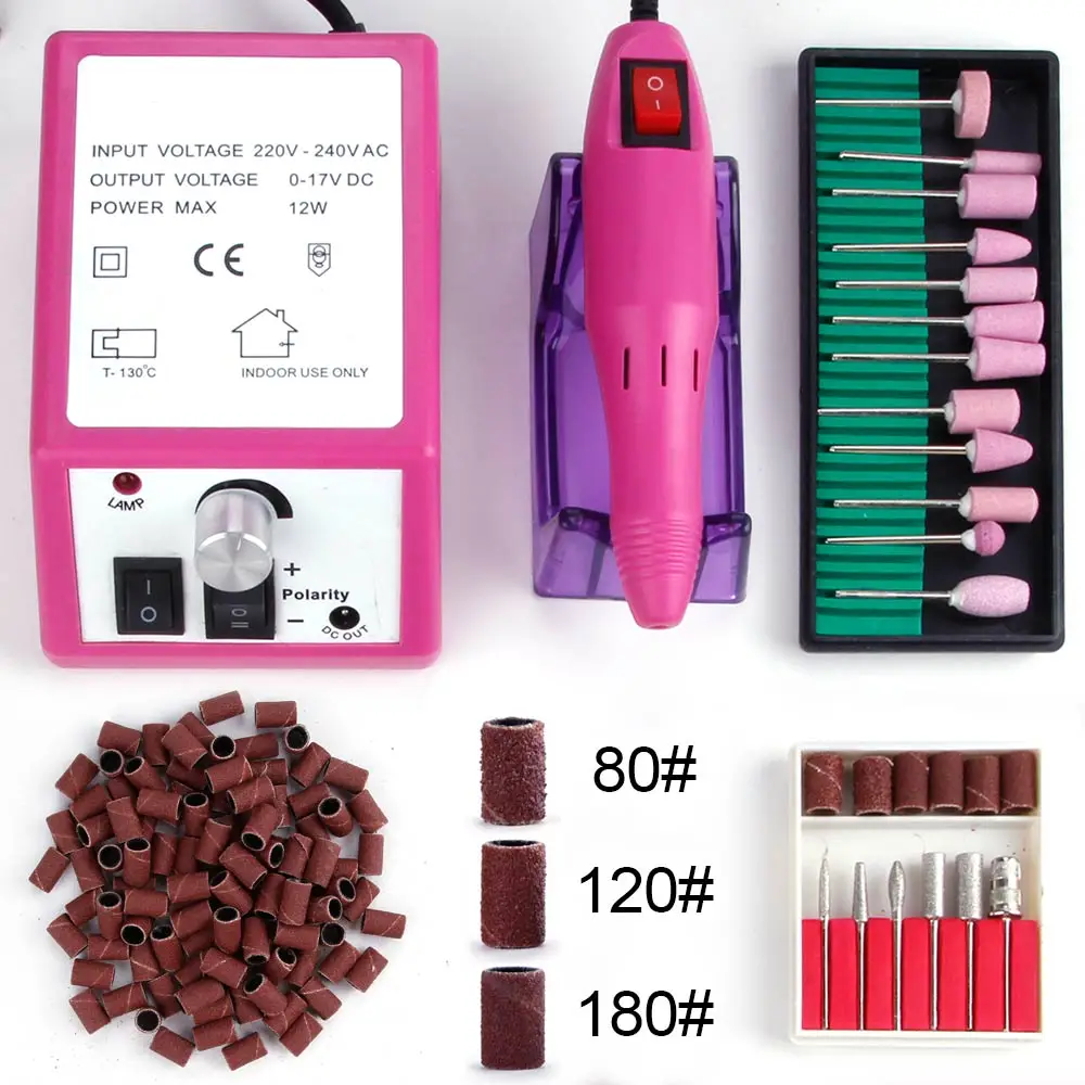 Quarz Nail Drill Bits Set Milling Machine For Manicure Tools 100pcs Sanding Bands Art Files Ceramic Bit Rotary Burrs Polish | Красота и