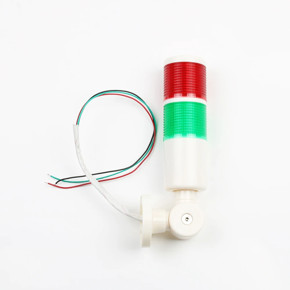 2 цвета промышленный сигнальный поворотный Стек светильник с зуммером 12 24 В 110 220В