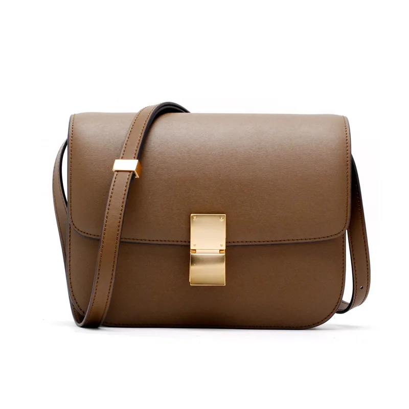 2019 new women genuine leather shoulder bag real crossbody Flap free shipping | Багаж и сумки