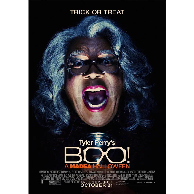 Фото Boo! A Madea Halloween Home Furnishing decoration retro poster Kraft Movie Poster Drawing core Wall stickers Дом и сад Boo! A Madea Halloween Home Furnishing decoration retro poster Kraft Movie Poster Drawing core Wall stickers Дом и сад