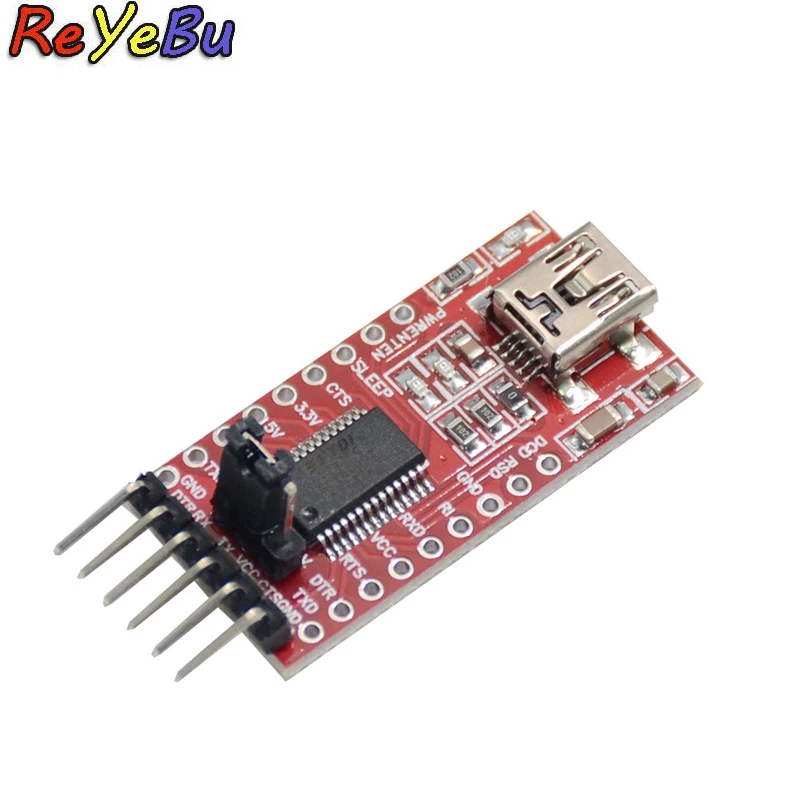 Последовательный модуль адаптера 1Pce FT232RL FTDI USB 3 В 5 в TTL для мини порта
