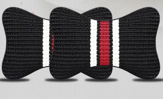 2 шт. кожа памяти хлопок автомобильное сиденье эргономичный подголовник подушка