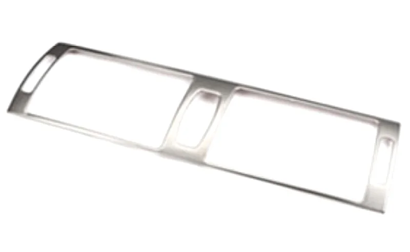 

08-13 For BMW X5 E70 2008 2009 2010 2011 2012 2013 Stainless Inner Middle Console Air Condition Vent Outlet Cover 1pcs Silver