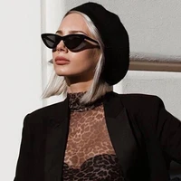 fashion womens sunglasses designer brand sexy black red mirror sun glasses female retro cateye sunglasses 2018 new trendy gafas