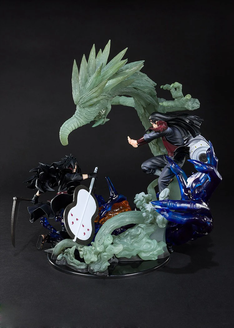 Аниме Наруто Susanoo Uchiha Madara деревянный дракон Senju Hashirama ПВХ фигурка Коллекционная модель игрушки для подарка