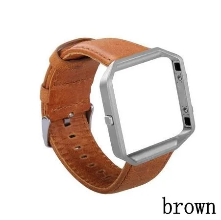 2017 новая мода Crazy Horse зернистый браслет для часов из натуральной кожи Fitbit Blaze с