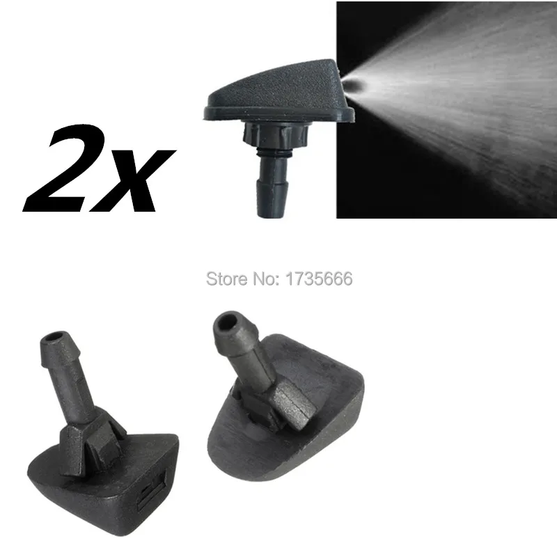 

2PCS Windshield Washer Wiper Water Spray Nozzle Jet 30655605 For Volvo C30 S80 C70 XC90 V50