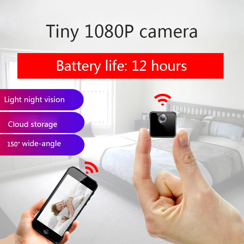 Камера PUAroom wifi hd невидимая мини камера ночного видения с Wi Fi система