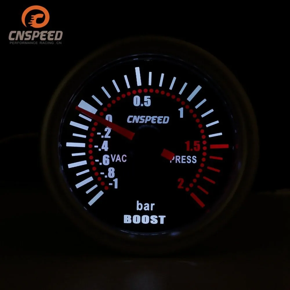 CNSPEED YC101310 цифровой универсальный 52 мм Автомобильный турбо Boost ВАКУУМНЫЙ-1 ~ 2 бар