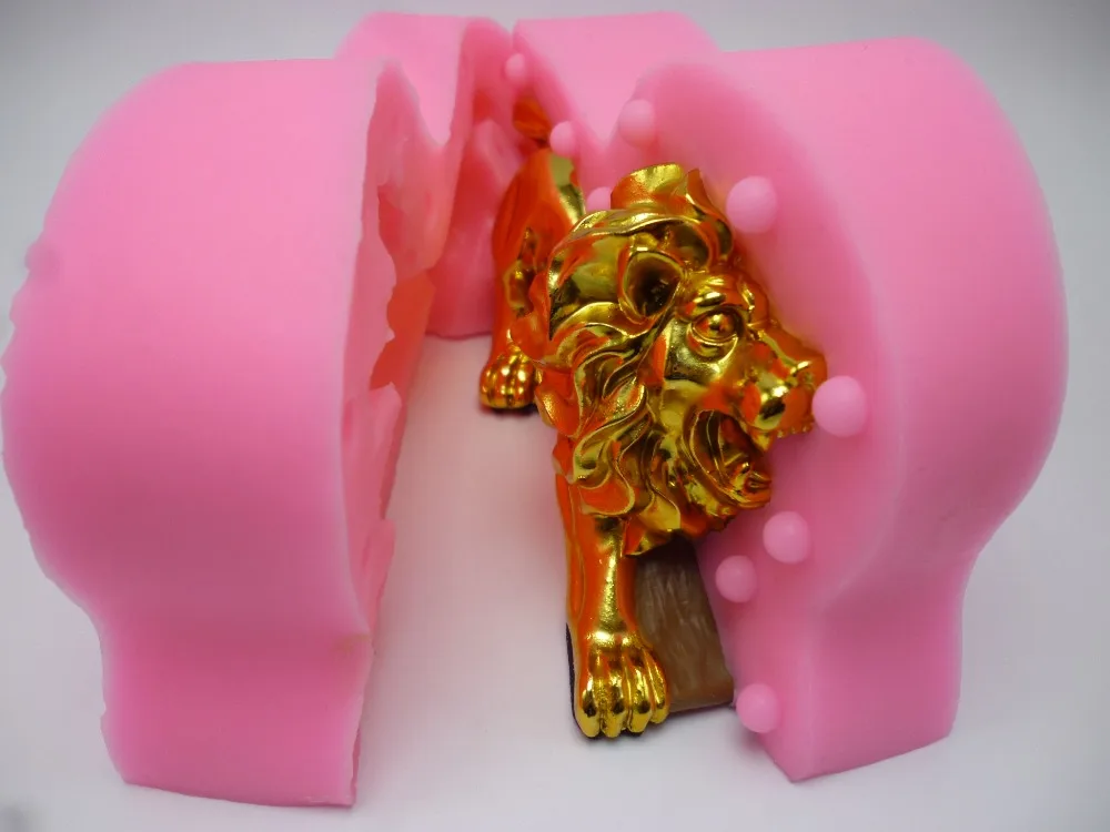 Силиконовая форма для торта 3D Льва свечи инструменты выпечки мыла шоколада|mold