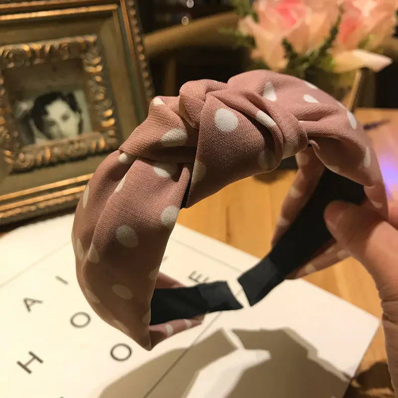 Наколенники для волос Fancygirl 2019 New Arrival Solid Colors для женщин Головные повязки Hairbands Girls Headwear Bot Accessories on.