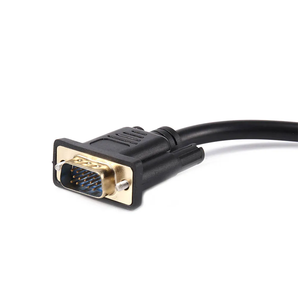 20 см VGA адаптер Папа мама Кабельный разъем 15 контактов удлинитель для мониторов