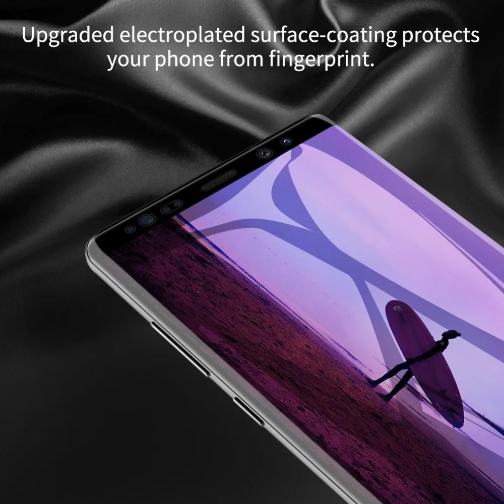 Для samsung Galaxy Note 8 Стекло 3D DS+ Max полное покрытие закаленное Стекло Экран протектор для samsung Note 8 Nilkin HD стеклянная плёнка