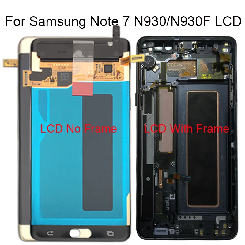 Для Samsung Galaxy Note 7 note FE N930 N930F ЖК дисплей сенсорный экран с рамкой дигитайзер сборка