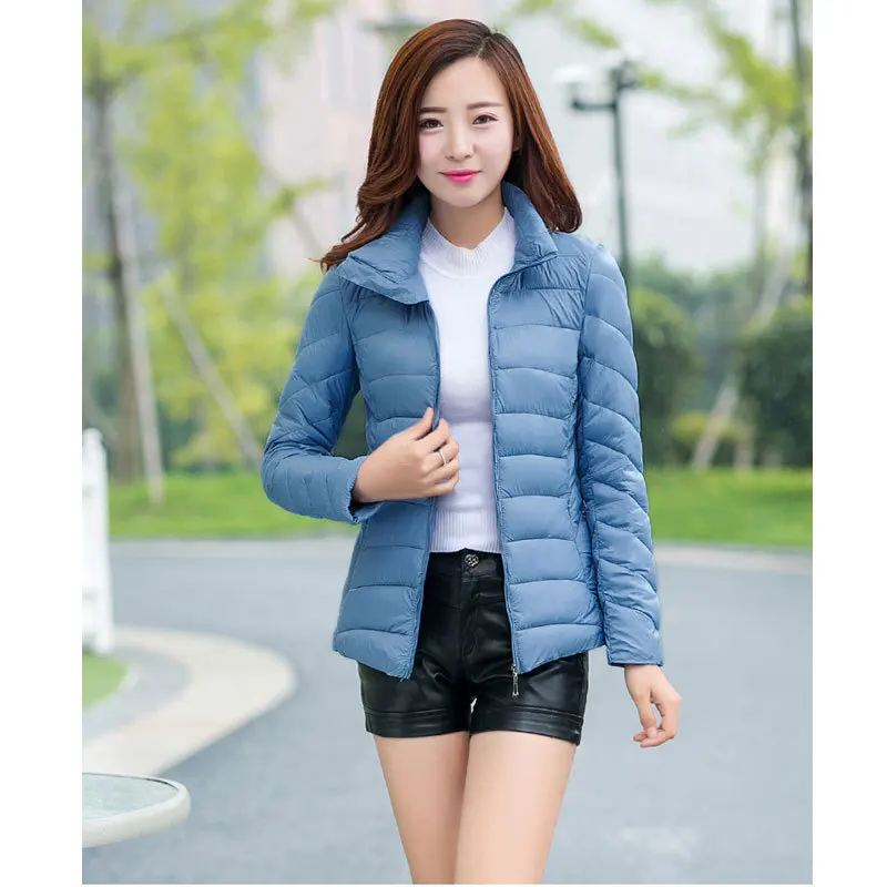 Новинка зимняя и весенняя женская куртка короткая пуховая верхняя одежда