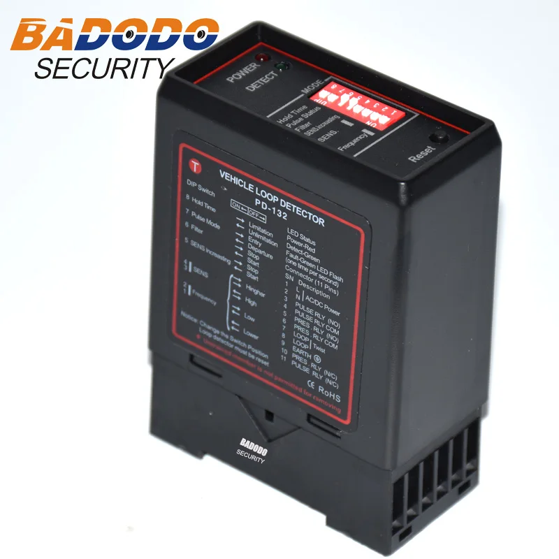 PD132 одноканальный Индуктивный детектор петли транспортного средства датчик для