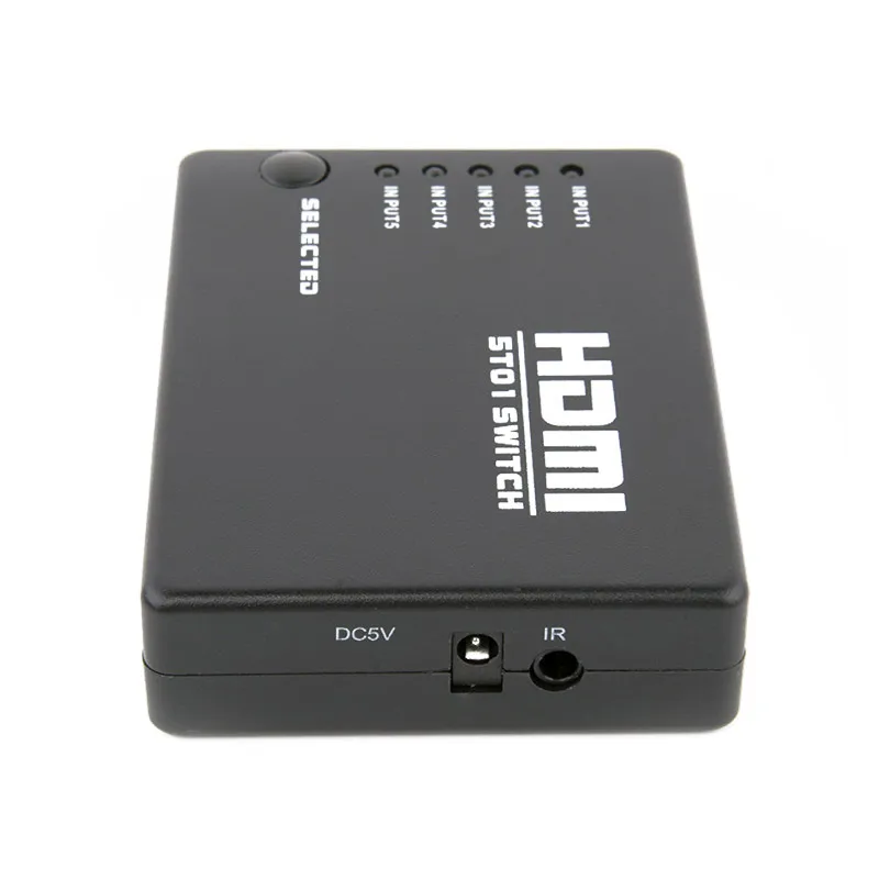 5 портов HDMI сплиттер HD к 1080P в 1 совместимый для HD-DVD SKY-STB PS3 Xbox 360 ТВ адаптер кабель |