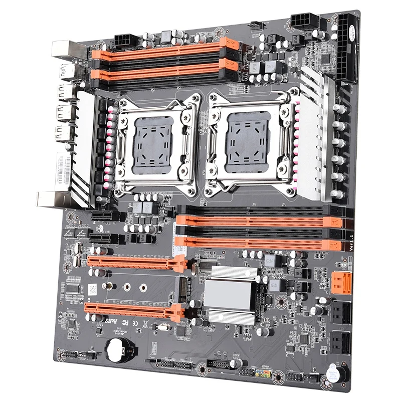 X79 двойной ЦП Lga2011 материнская плата Поддержка Intel E5 2689 2670 Ddr3 1333/1600 МГц 256 ГБ M.2 Nvme Sata3