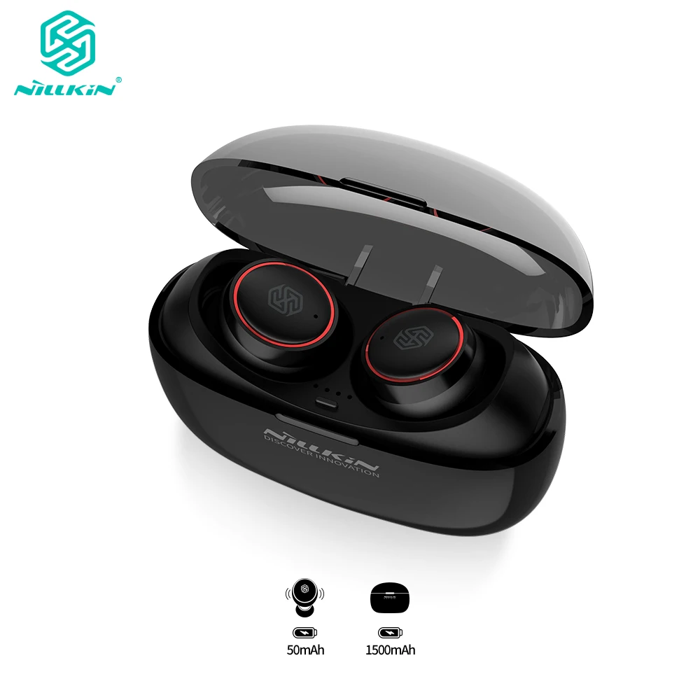 NILLKIN наушники вкладыши TWS с 5 0 Bluetooth 3D стерео беспроводные микрофоном IPX4 в