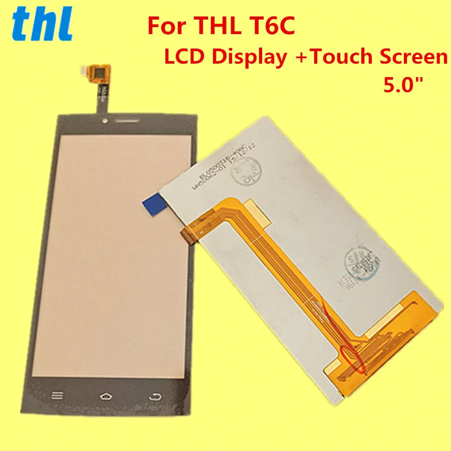 Для THL T6C ЖК дисплей + сенсорный экран инструменты дигитайзер сборка Сменные