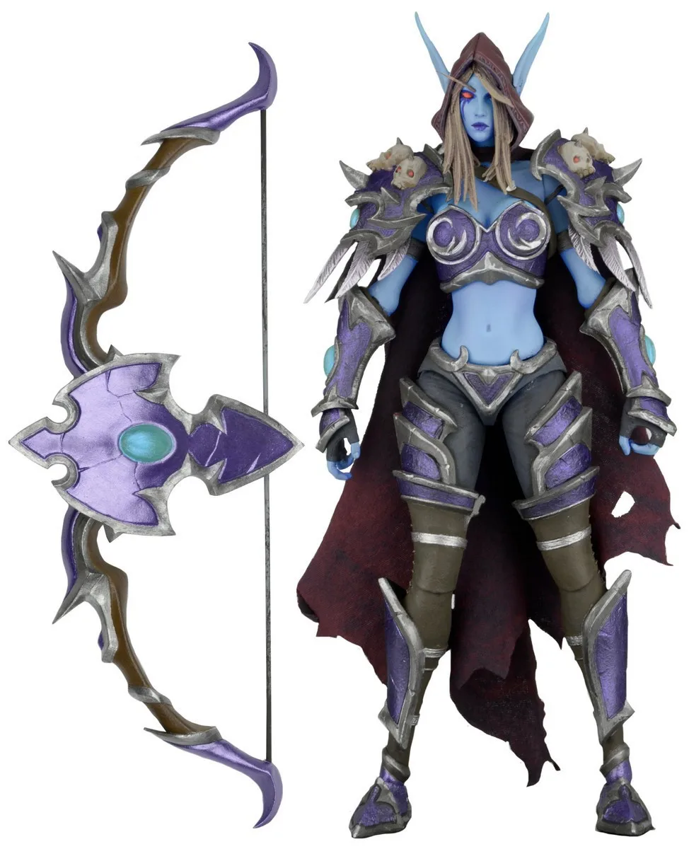 NECA игра WOW &quotHeroes Of The Storm&quot Королева Банши Сильвана ПВХ экшн фигурка